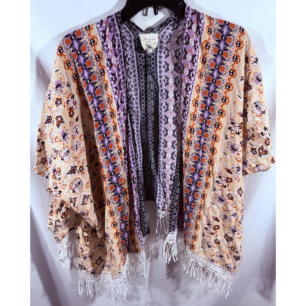 Hayden Girls‎ 9/10 Boho Kimono Style Top
